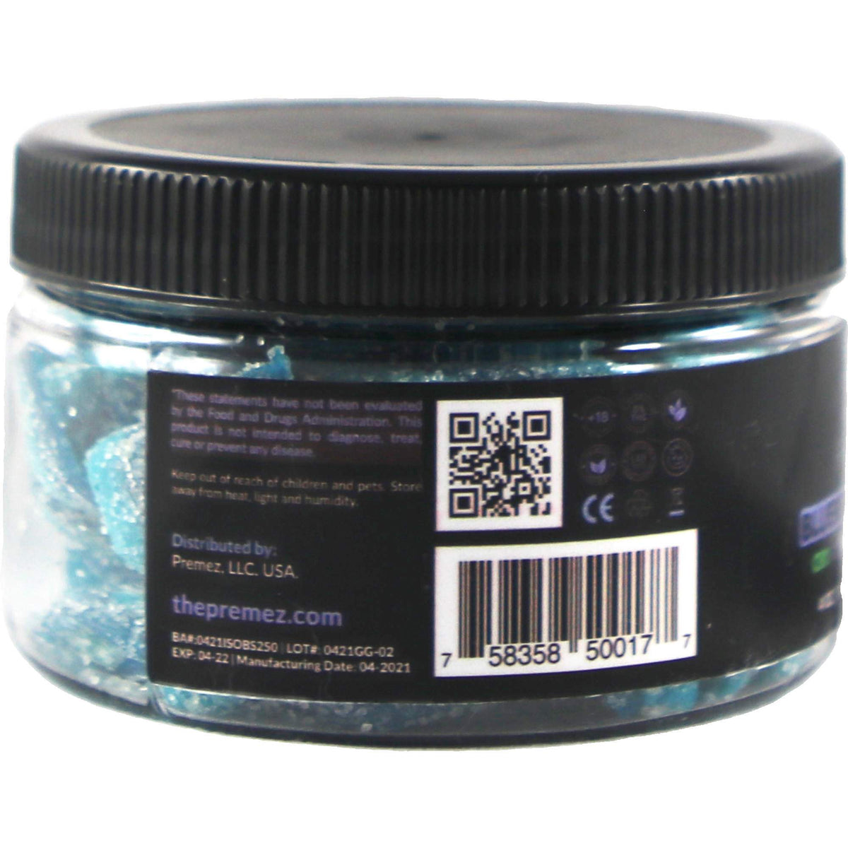 Blueberry Strips PremeZ CBD Gummies Jars