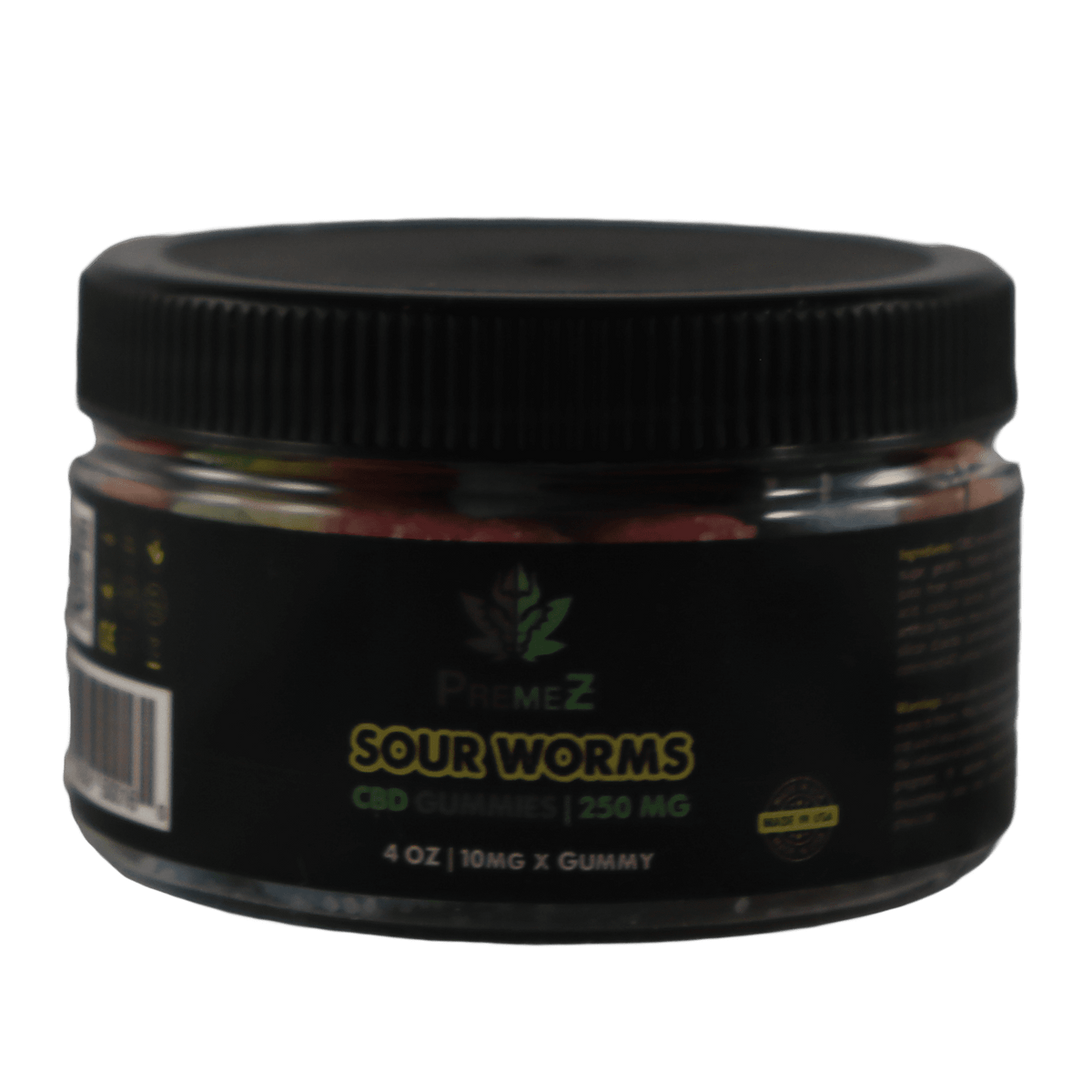 Sour-Worms-PremeZ-CBD-Gummies-Jars