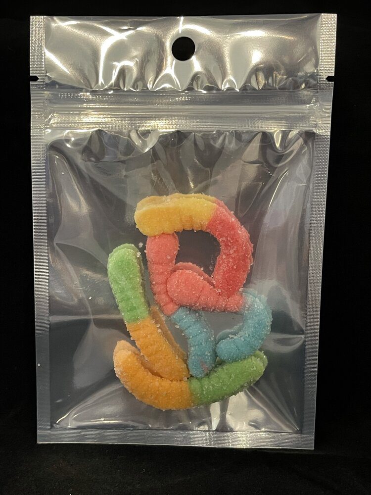 Sour Worms PremeZ Delta 8 Gummies Pouch