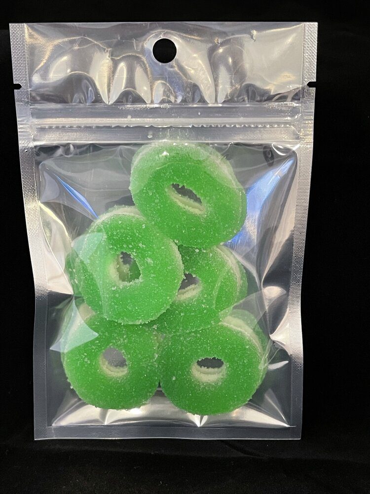 Apple Rings PremeZ Delta 8 Gummies pouch